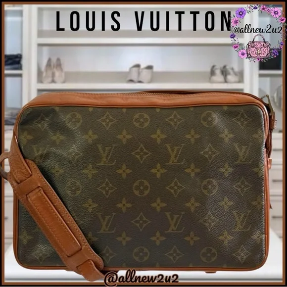 LOUIS VUITTON Sac Bandouliere 30 Shoulder Bag Monogram Leather COA - Picture 4 of 16